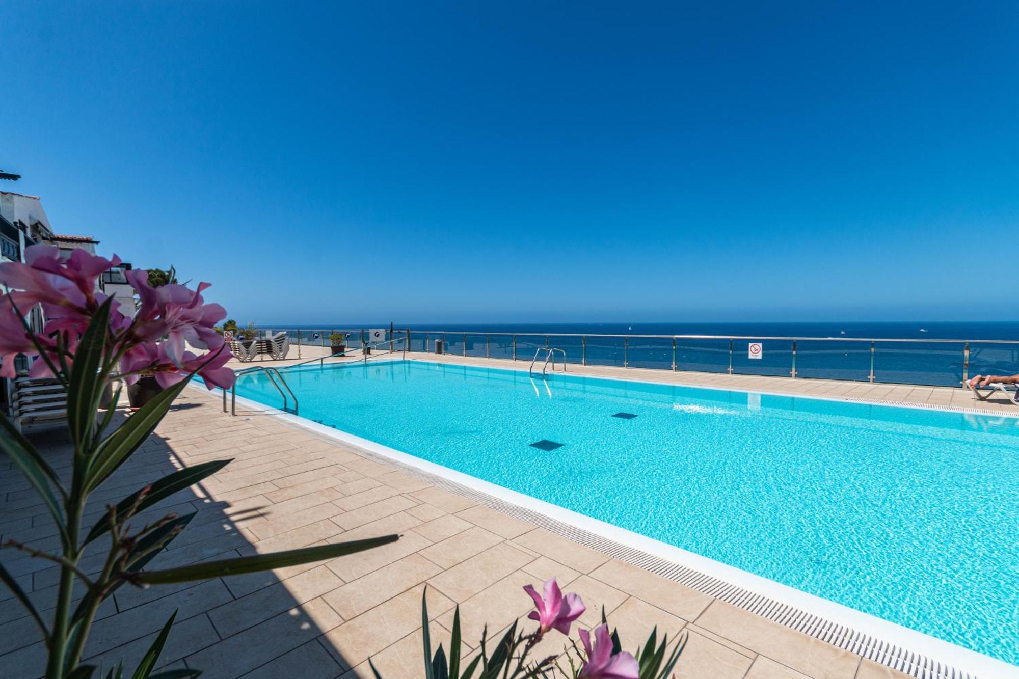 Very Romantic Seaview Apartment Patalavaca Mogan With Warm Pool Exterior photo